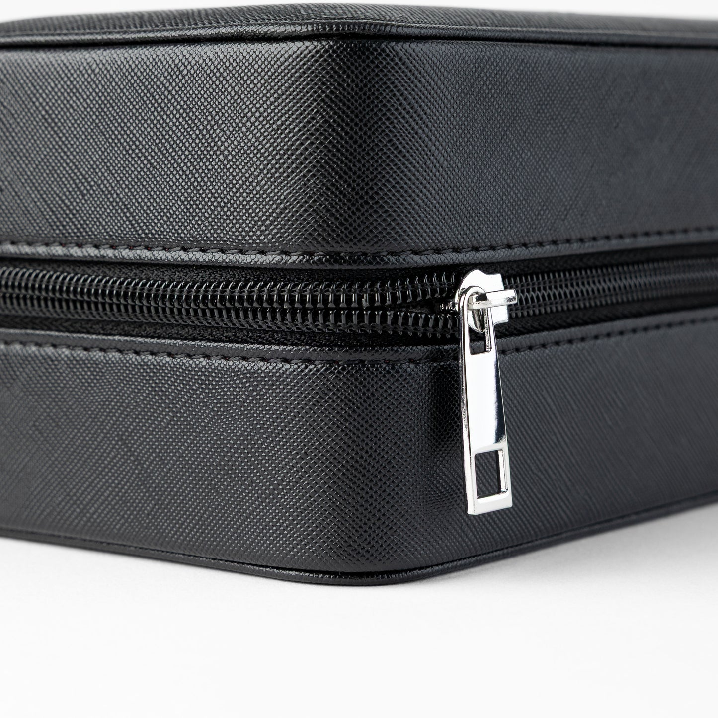 ZIPPER CASE - THREE WATCHES - Black / Grey